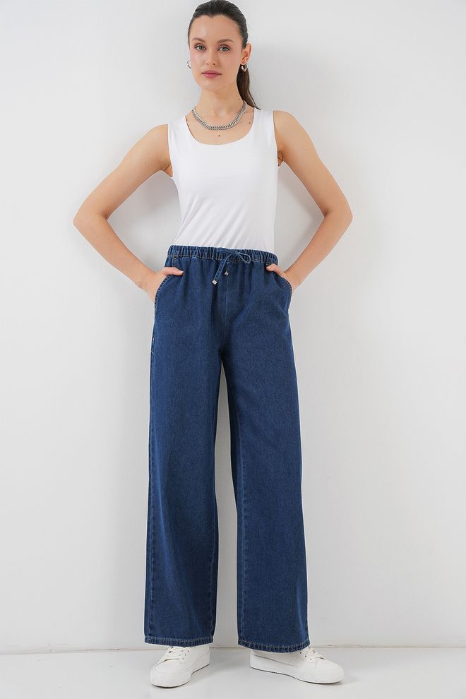 Umay Pantaloni Jogger Blu Casual Streetwear Abbigliamento all'ingrosso Casuale