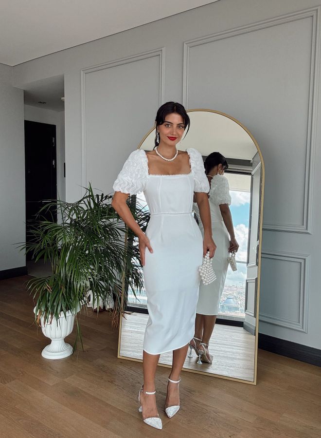 Umay Bela Elegantna Formalna Seksi Vintage Retro Obleka Plašč Oblačila na debelo Vintage