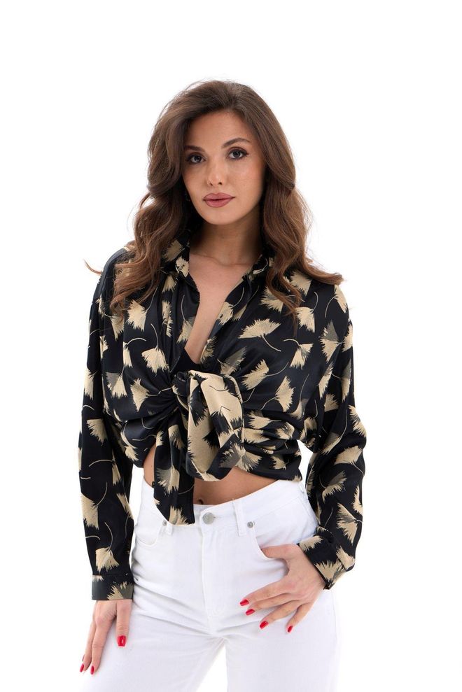 Umay Negro Casual Sexy Elegante Ropa De Calle Glam Camisa Ropa al por mayor Casual