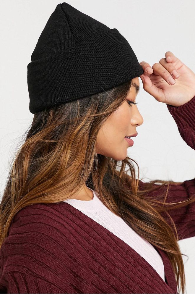 Velvet Zwarte Casual Baret Voor Herfst & Winter Groothandel Kleding Casual