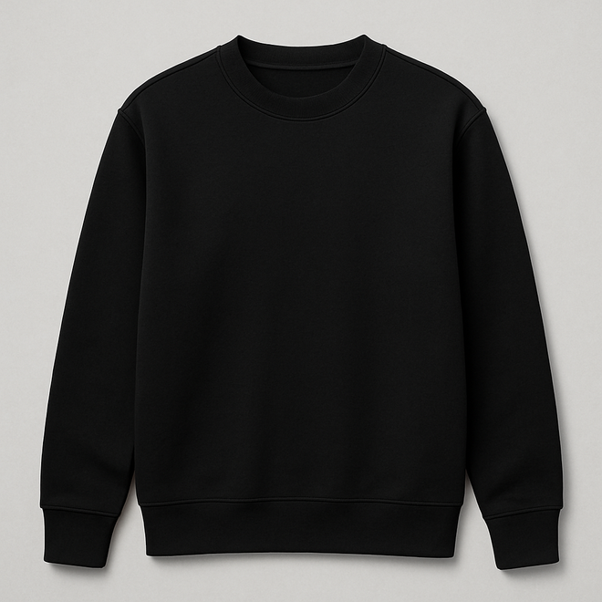 Velvet Zwarte Sweatshirt Met Letterprint Casual Streetwear Groothandel Kleding Casual
