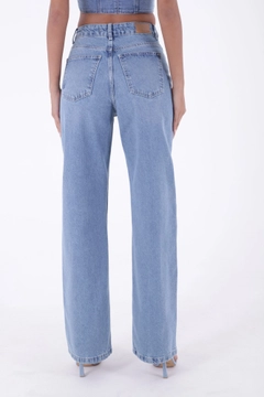 عارض ملابس بالجملة يرتدي 37419 - Jeans - Light Blue، تركي بالجملة جينز من XLove