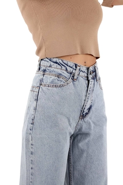 عارض ملابس بالجملة يرتدي 37345 - Jeans - Light Blue، تركي بالجملة جينز من XLove