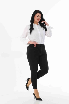 Veleprodajni model oblačil nosi 37385 - Jeans - Anthracite, turška veleprodaja Kavbojke od XLove