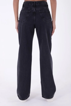 Hurtowa modelka nosi 37422 - Jeans - Anthracite, turecka hurtownia Dżinsy firmy XLove
