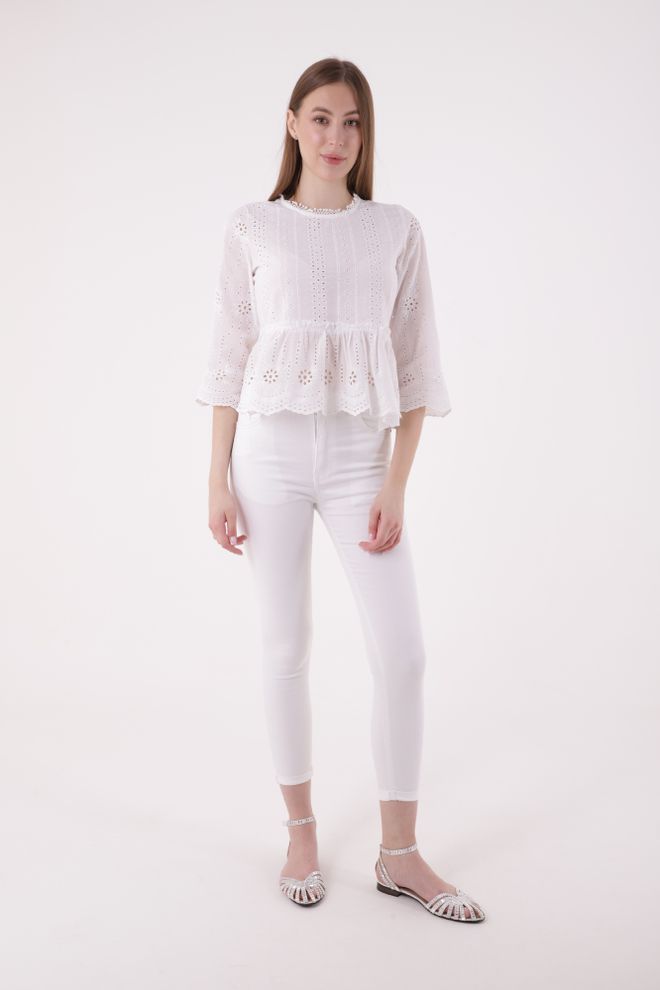 XLove Jeans Bianco Abbigliamento all'ingrosso Casuale