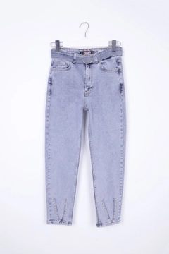 A wholesale clothing model wears XLO10034 - Jeans - Light Blue, Turkish wholesale Jeans of XLove