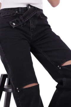 Veľkoobchodný model oblečenia nosí xlo10121-jeans-anthracite, turecký veľkoobchodný Džínsy od XLove