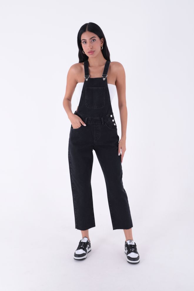 XLove Denim Overalls – Anthrazit Großhandelskleidung Lässig