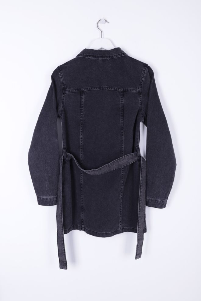 XLove فستان من الدنيم مزود بحزام ملابس بالجملة شتاء