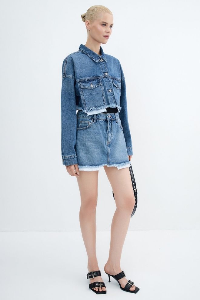 XLove Mini Denim Krilo Oblačila na debelo 5