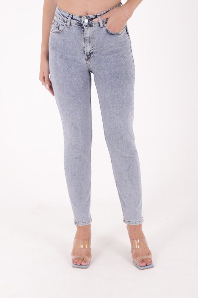 XLove Дънки Светло синьо Дрехи на едро Памук