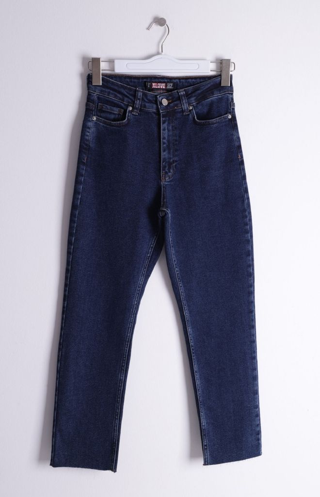 XLove Jeans Dark Blue Wholesale Clothing Elastane