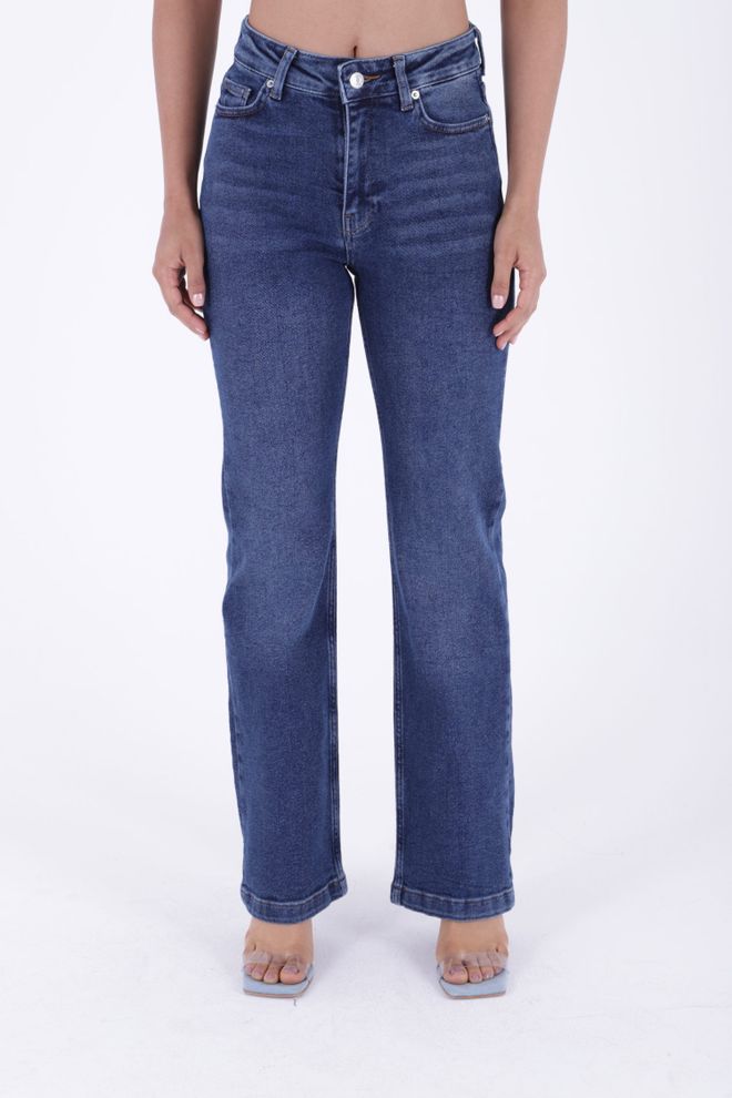 XLove Prošivene Traperice Širokih Nogavica Plave Veleprodaja odjeće Rođendan