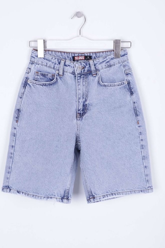 XLove Mid Length Denim Shorts Wholesale Clothing 5