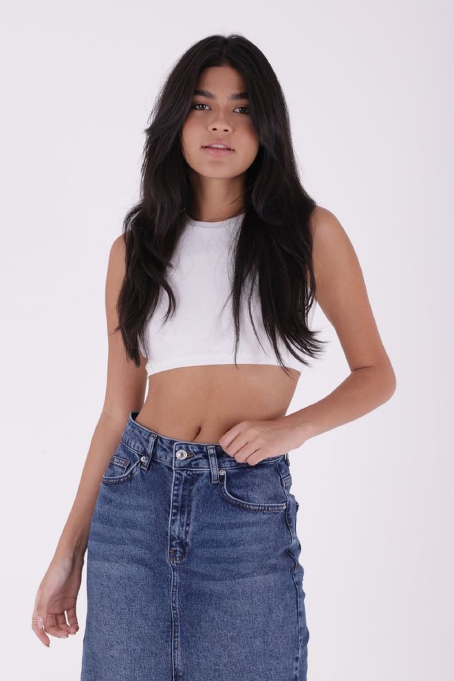 XLove Fustă Medie Din Denim Îmbrăcăminte cu ridicata Zi de naștere