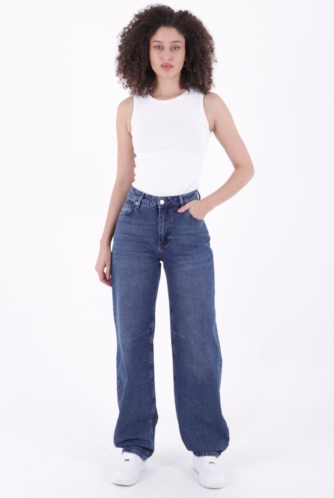 XLove Baggy Jeans Met Matrixpotloden Groothandel Kleding Casual
