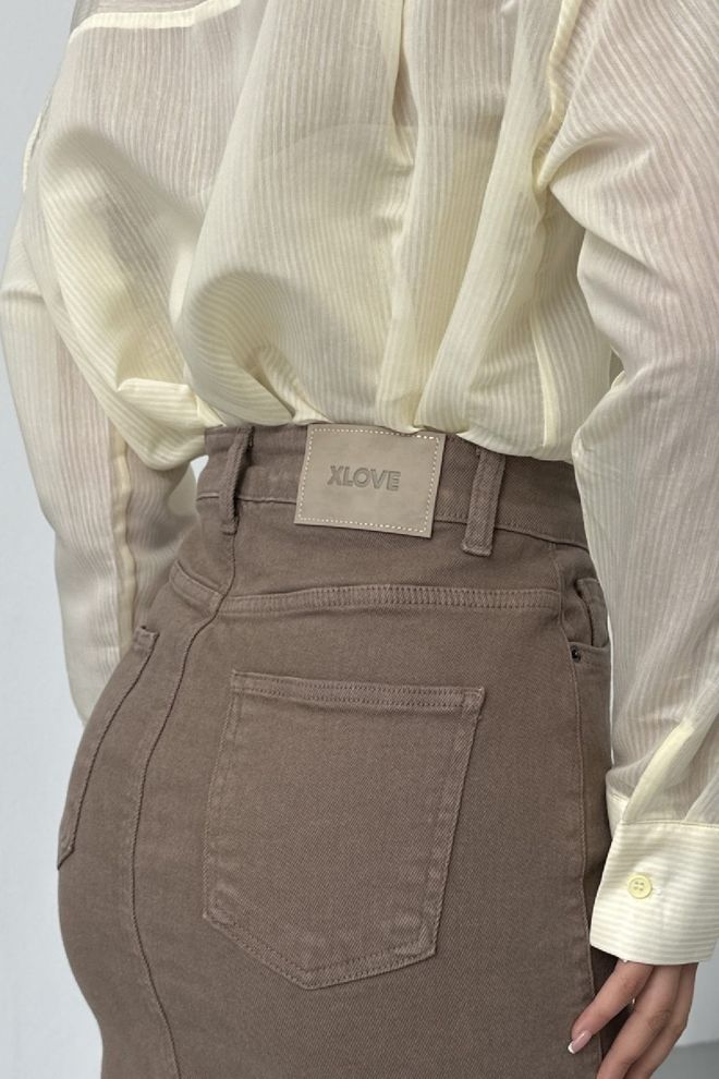 XLove Μεσαία Φούστα Τζιν Χονδρικό εμπόριο ενδυμάτων Επίσημο