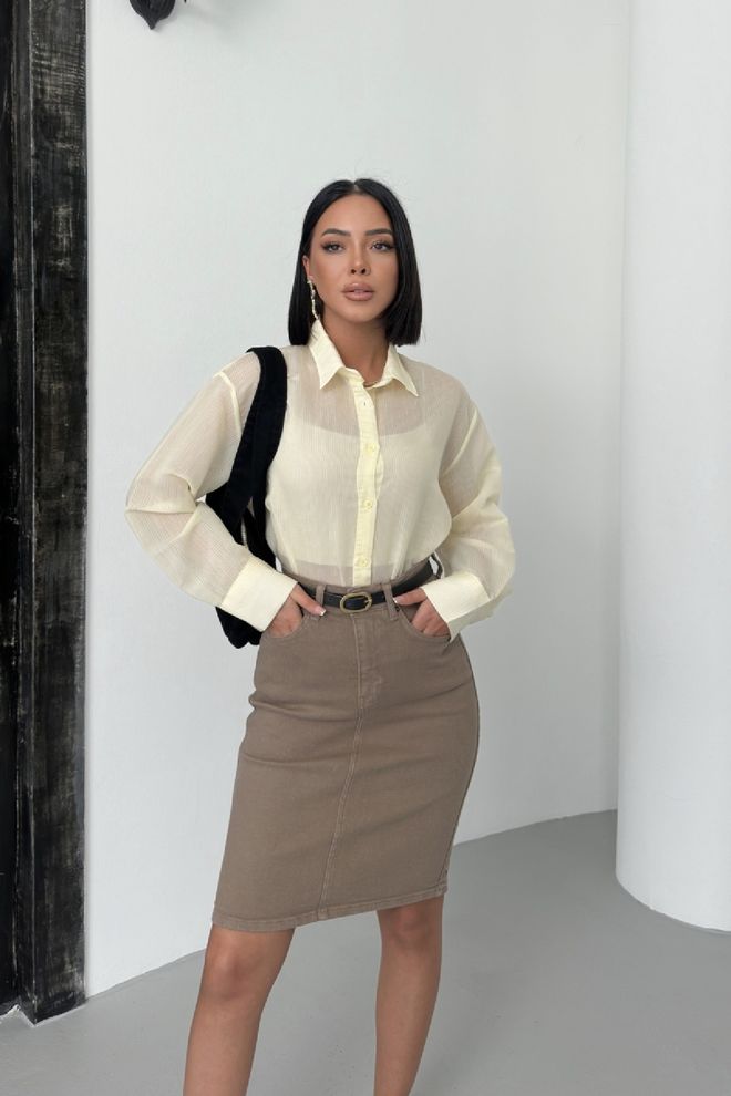 XLove Μεσαία Φούστα Τζιν Χονδρικό εμπόριο ενδυμάτων Καλοκαίρι