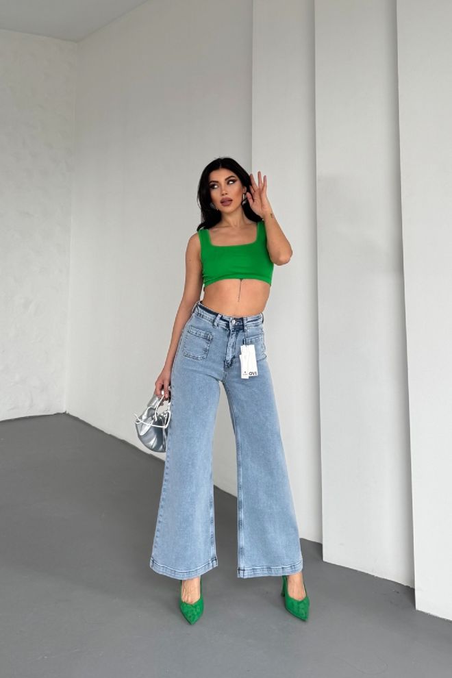 XLove Jeans Con Tasca Frontale Con Dettagli Abbigliamento all'ingrosso Cotone