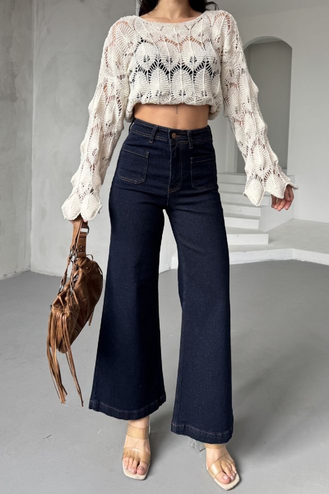 XLove Jeans Con Tasca Frontale Con Dettagli Abbigliamento all'ingrosso Elastan