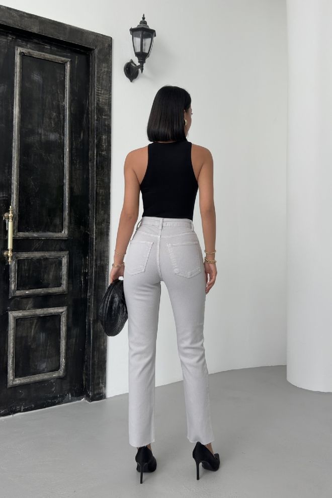 XLove Безшевни Дънки С Крака Mom Fit Дрехи на едро Рожден ден