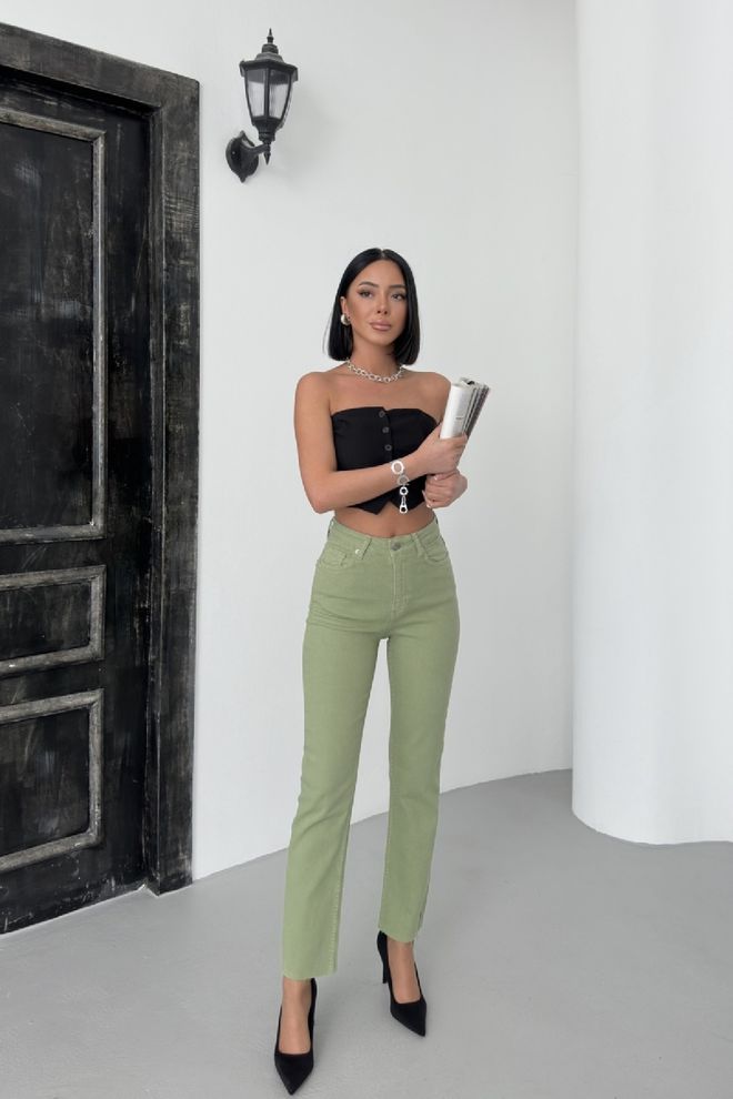 XLove Seamless Leg Mom Fit Jeans Wholesale Clothing Summer