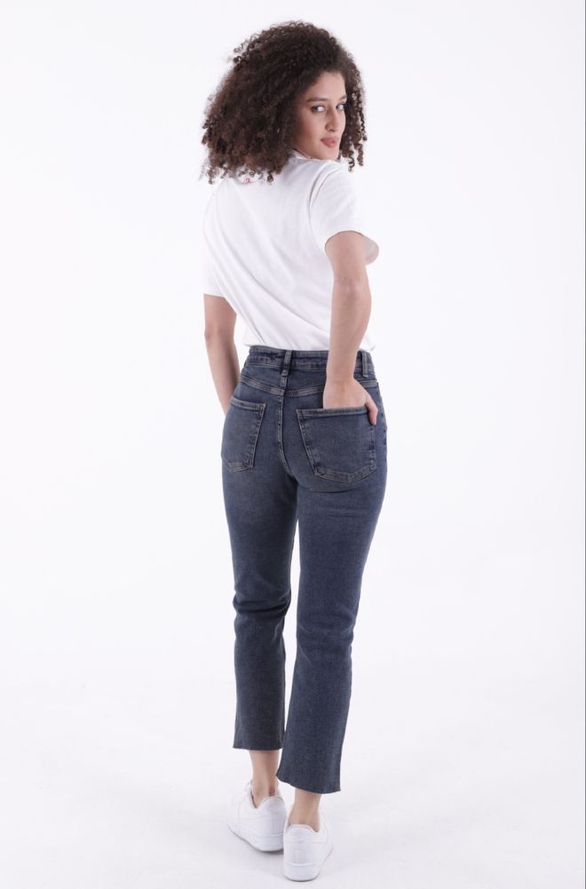 XLove Безшевни Дънки С Крака Mom Fit Дрехи на едро Рожден ден