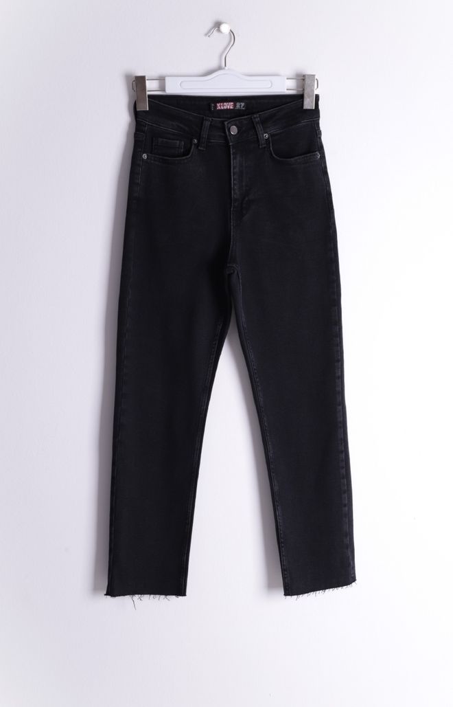 XLove Безшевни Дънки С Крака Mom Fit Дрехи на едро Еластан