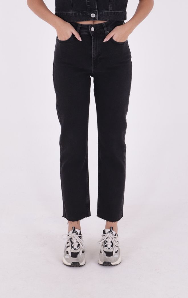 XLove Безшевни Дънки С Крака Mom Fit Дрехи на едро Памук