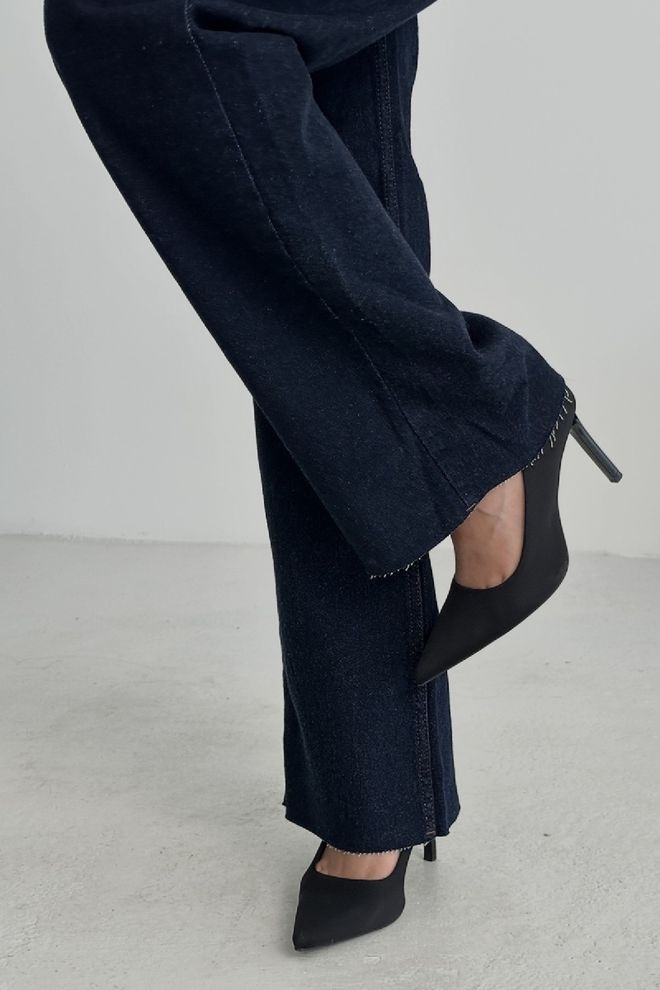 XLove Jeans Mom Casual Streetwear Blu A Vita Alta Abbigliamento all'ingrosso Lavoro