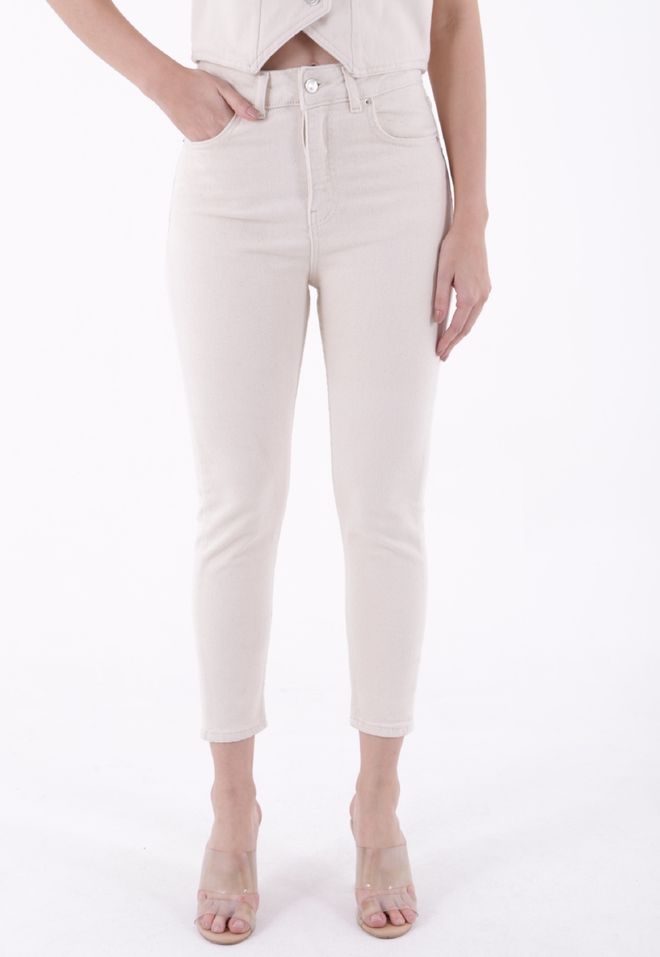 XLove Kot Pantolon Ekru Toptan Giyim Pamuk