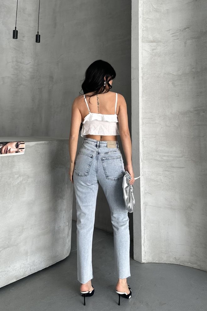 XLove Džínsy Svetlomodrá Veľkoobchod s oblečením Práca