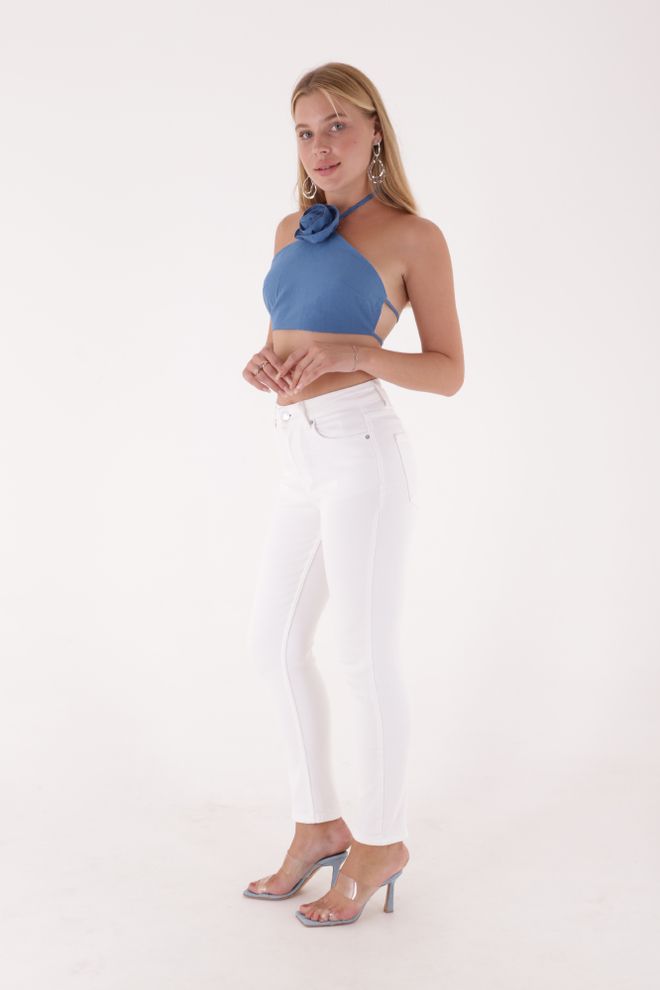 XLove Vaqueros Blanco Ropa al por mayor Otoño