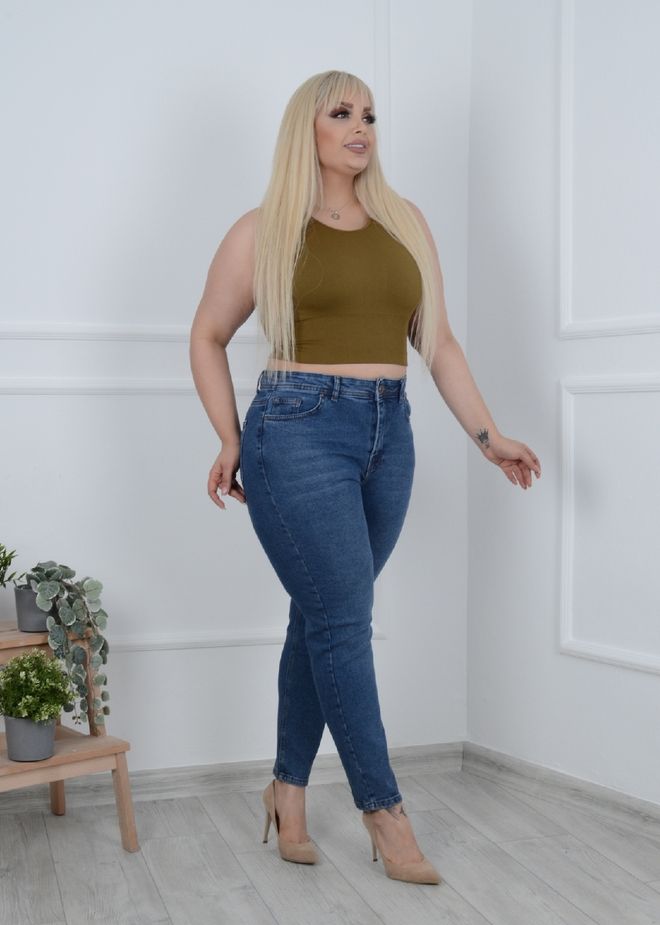 XLove Vaqueros Azul Marino Ropa al por mayor 4