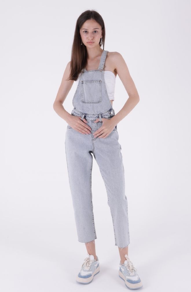 XLove Mom Mold Denim Salopet Großhandelskleidung Lässig
