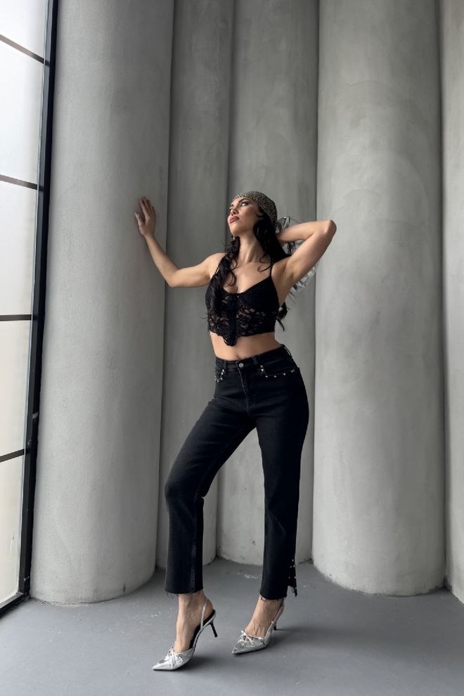 XLove Vaqueros Acampanados Para Mamá Con Abertura Lateral Ropa al por mayor Primavera