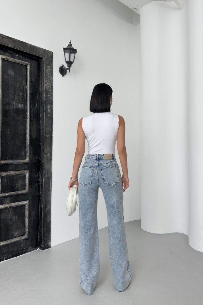 XLove Apkarpytos Kojos Tiesios Formos Džinsai Didmeninė prekyba drabužiais Gimtadienis