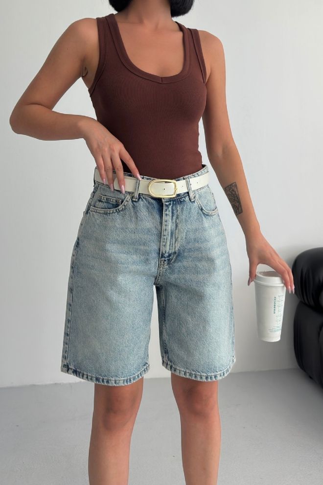 XLove Blue Casual Streetwear Bermuda Shorts Wholesale Clothing Sport