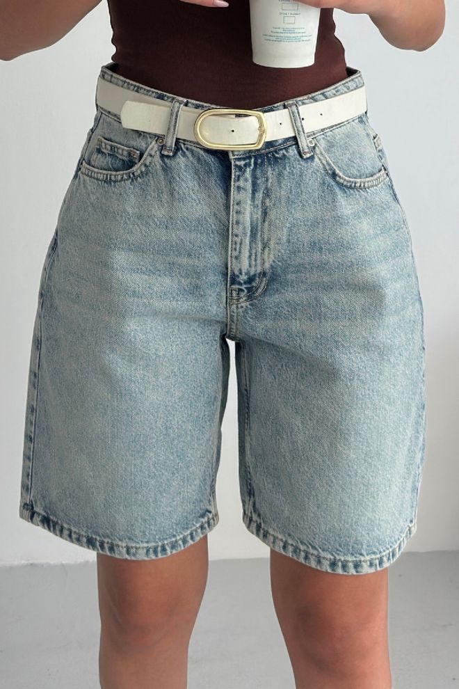 XLove Blue Casual Streetwear Bermuda Shorts Wholesale Clothing Lounge