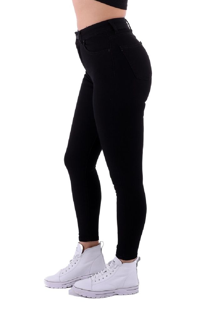 XLove Džinsai Juodi Didmeninė prekyba drabužiais Trumpintas
