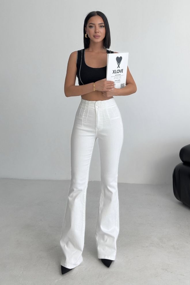 XLove Vaqueros Españoles Con Pinzas Ropa al por mayor Casual