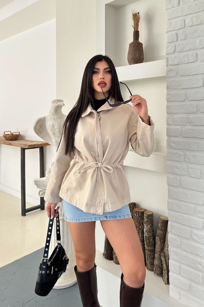 XLove Giacca In Denim Con Volant In Vita Abbigliamento all'ingrosso 0