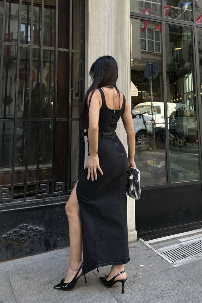 XLove Black Sexy Elegant Sleeveless Bodycon Maxi Dress Wholesale Clothing Sexy