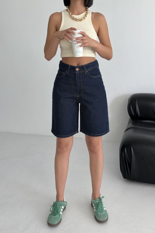 XLove Μπλε Casual Streetwear Βερμούδα Σορτσάκι Χονδρικό εμπόριο ενδυμάτων Casual