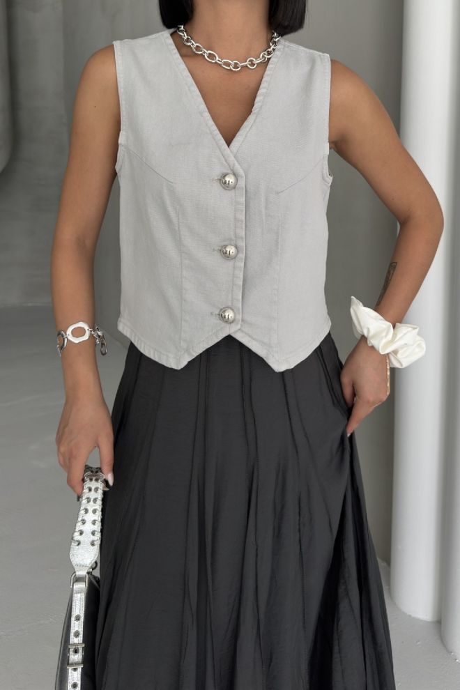 XLove Beige Lässig Elegant Formal Weste Großhandelskleidung Lässig
