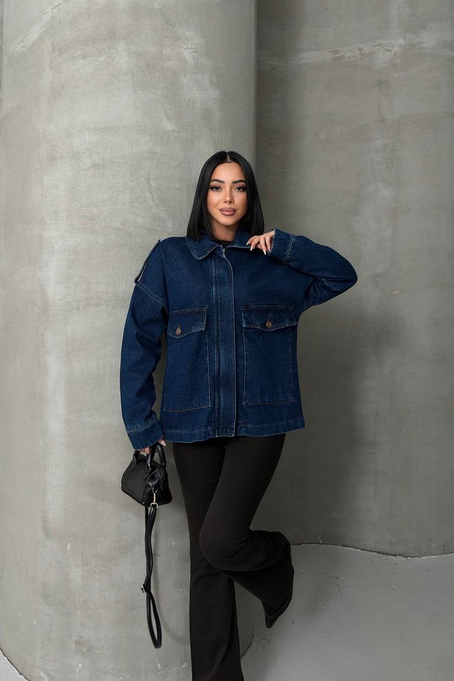 XLove Giacca In Denim Con Tasche Abbigliamento all'ingrosso 0