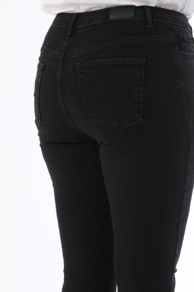 XLove Zwarte Grote Maten Casual Elegante Mom Jeans Hoge Taille Groothandel Kleding Elegant