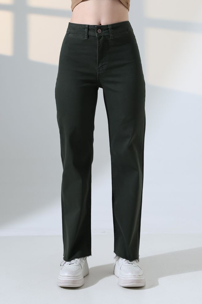 XLove Black Mom Pants High Waist Buttoned Casual Streetwear Wholesale Clothing Streetwear