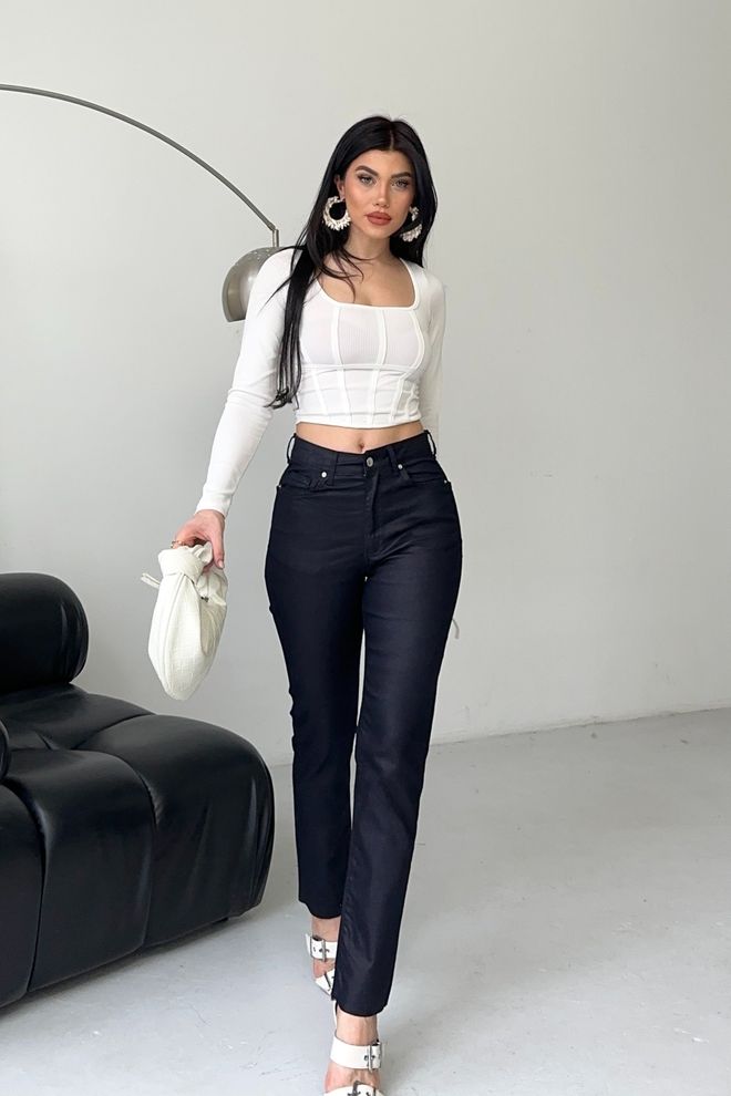 XLove Mom Fit Pantolon 7072 Toptan Giyim 0